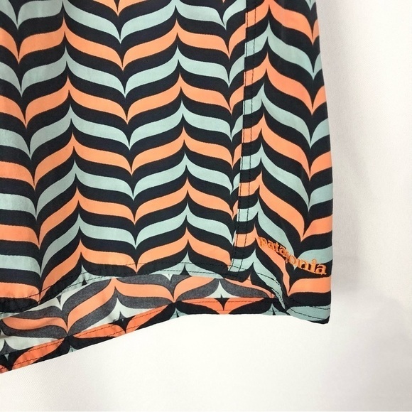 Patagonia Blue & Orange Wavefarer Board Swim Shorts 36 - Picture 4 of 5